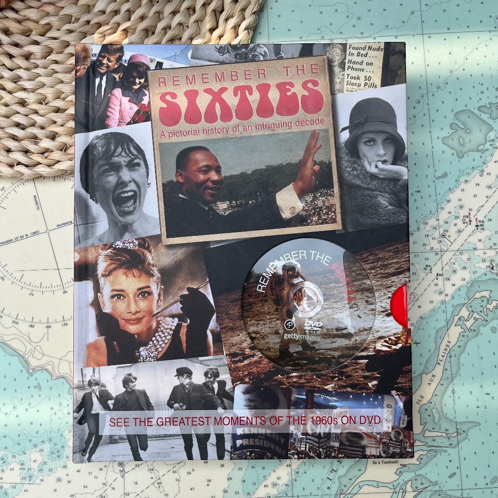 2011 Remember the Sixties Hardcover Book and DVD